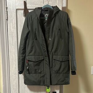 Men's Green Parka Jacket